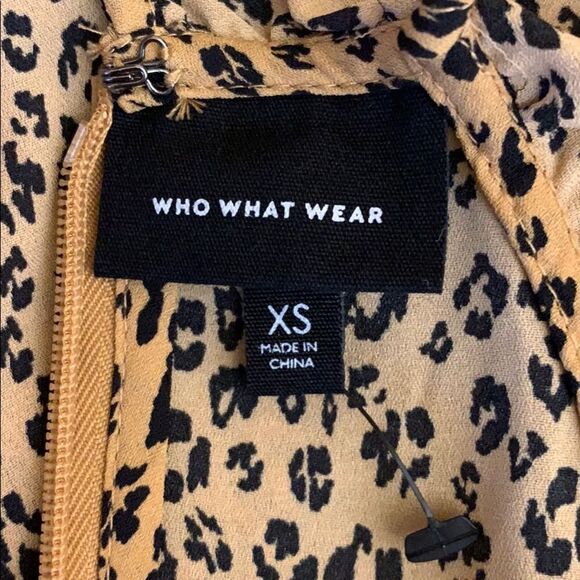 Who What Wear Cheetah Print Sleeveless Dress Size XS - Picture 6 of 7